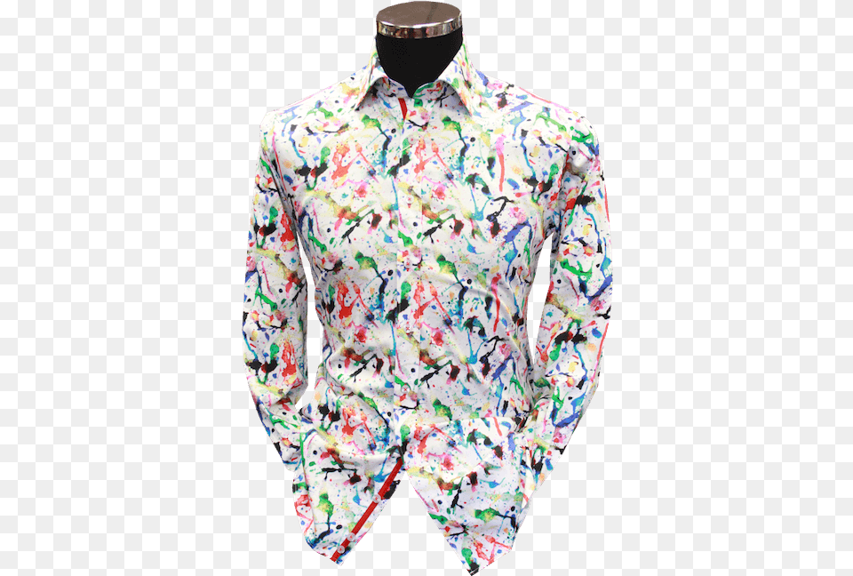 Img Shirt Paint, Clothing, Pattern, Blouse Free Png Download