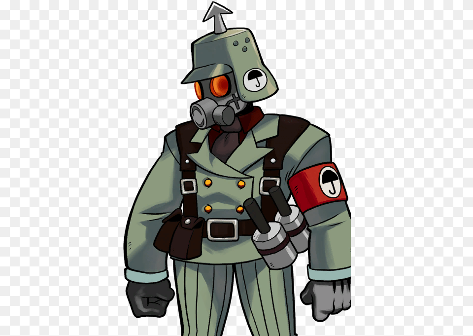 Img Skullgirls Soldier, Person, People Free Png Download