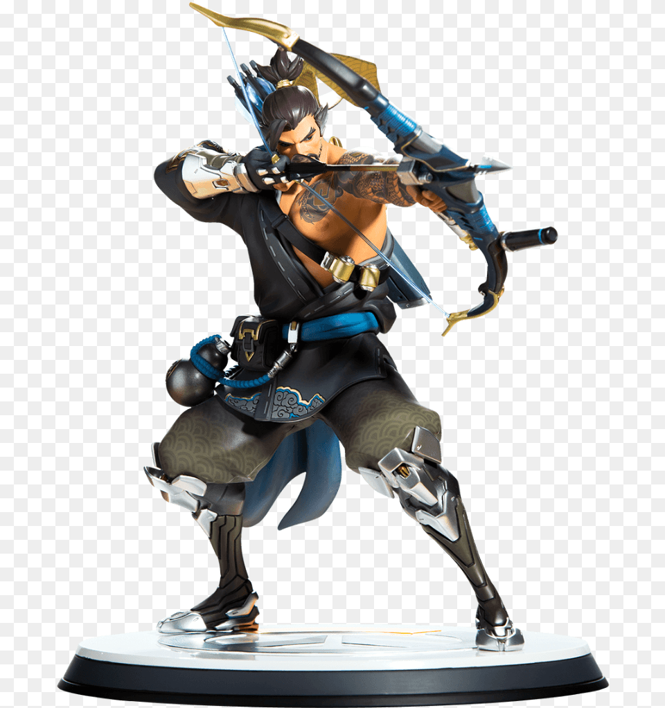 Img Statuette Hanzo, Adult, Weapon, Sport, Person Png Image