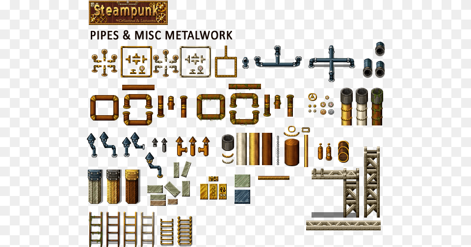 Img Steampunk Pixel Png