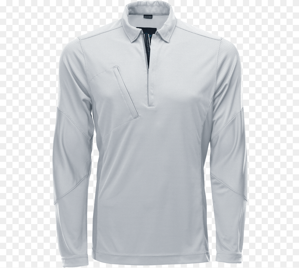 Img Takeoff Alphals Men Blanc Face Technical Polo Shirt, Clothing, Long Sleeve, Sleeve Png Image