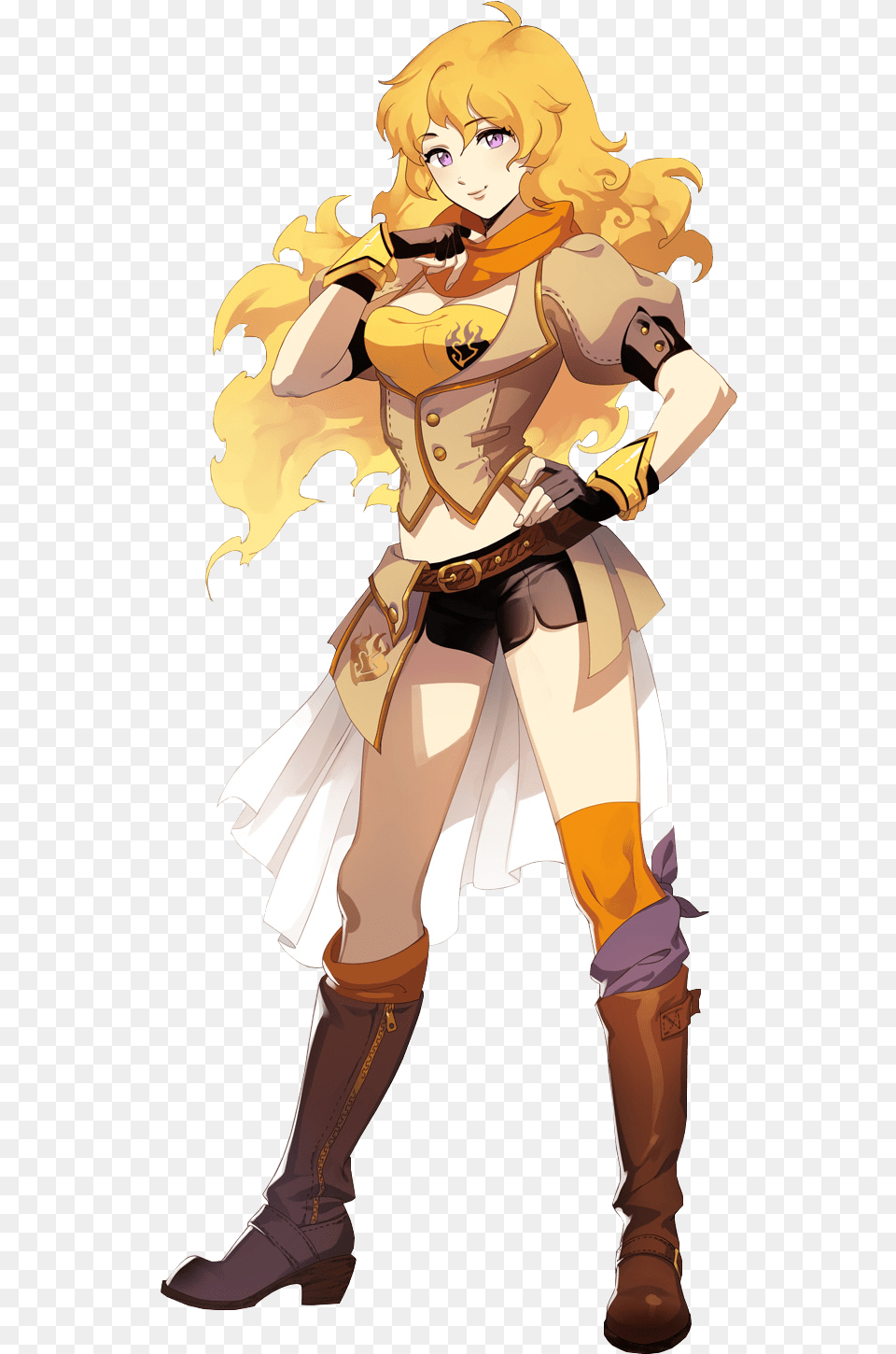 Img Yang Xiao Long Costume Rwby Yang Cosplay Costume, Adult, Publication, Person, Female Png Image