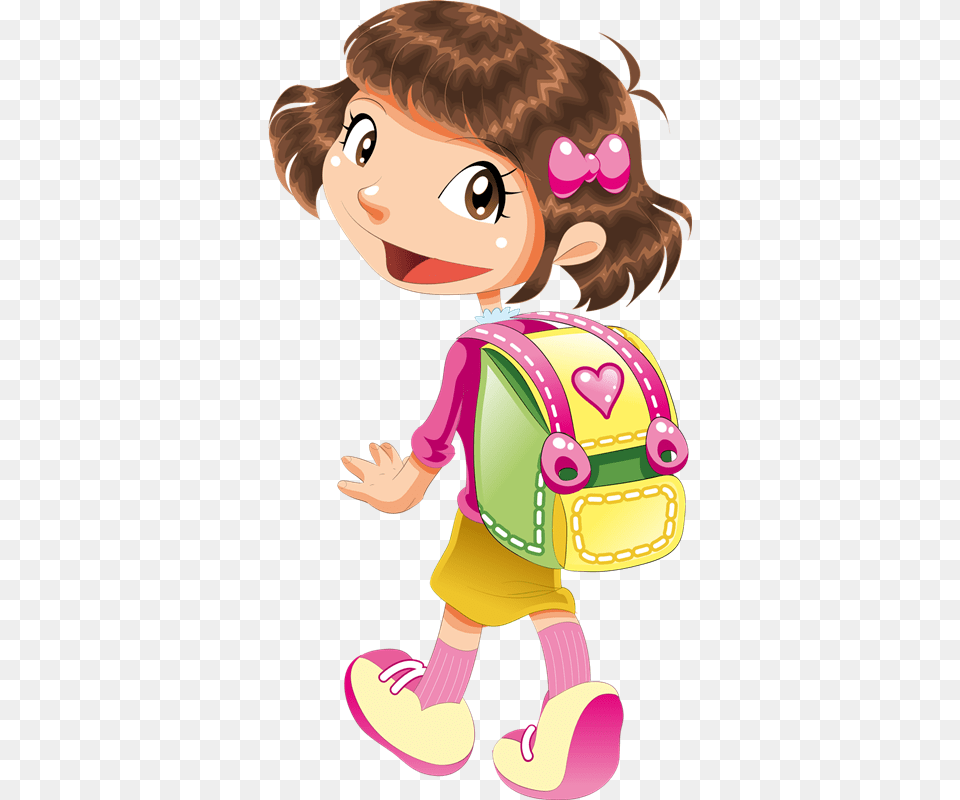 Imgenes De Estudiantes Imagen De Estudiante Inicio Greeting School, Bag, Face, Head, Person Png Image