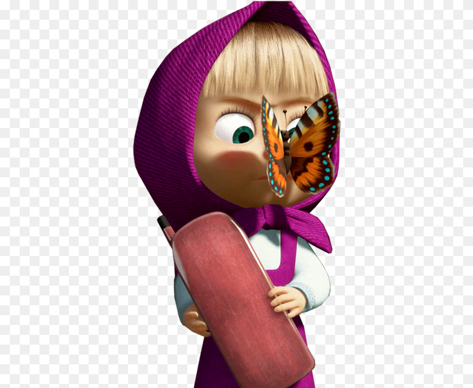 Imgenes De Masha Y El Oso Masha And The Bear Butterfly, Doll, Toy, Cartoon Free Png Download