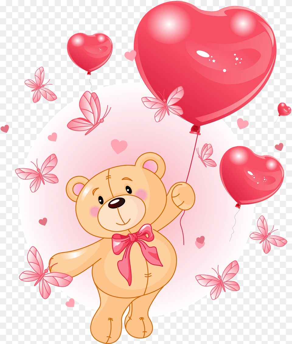 Imgenes De Ositos Bear With Heart, Animal, Balloon, Mammal, Wildlife Png