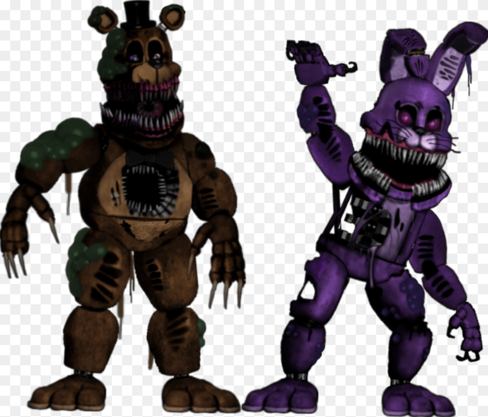 Imgenes De Twisted Freddy, Toy, Purple Free Png