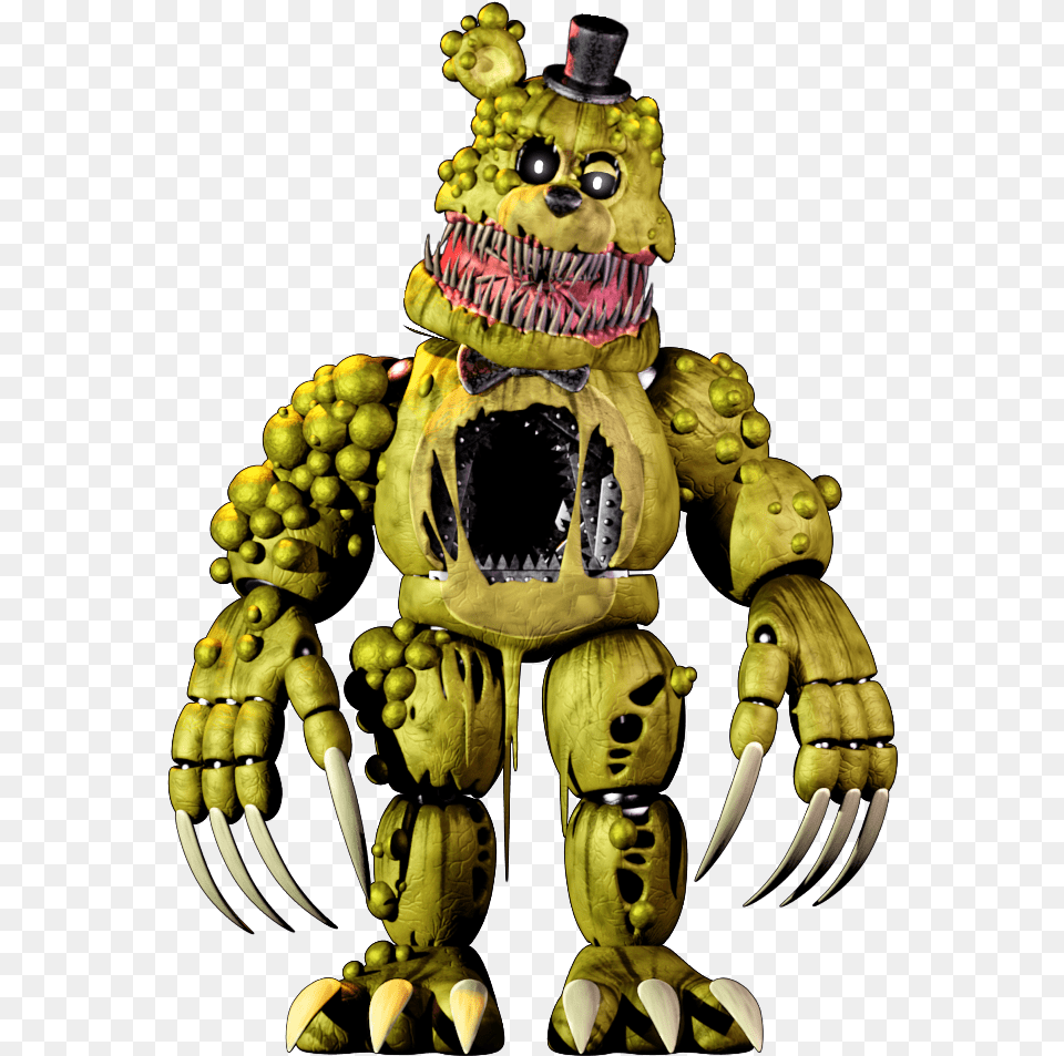 Imgenes De Twisted Golden Freddy Five Nights At Freddy39s Twisted Animatronics, Electronics, Hardware, Toy, Claw Free Png Download