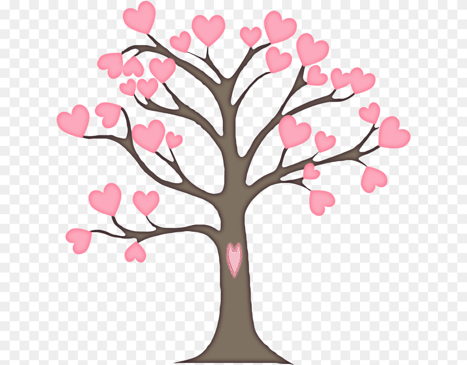 Imgenes Infantiles Arbol De Corazones Rosas K5wdbstree01p9q5 Silhouette Of A Bare Tree, Flower, Plant, Petal, Person Free Png