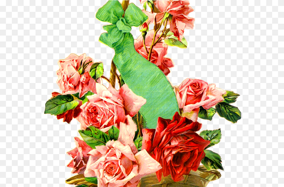 Imgenes Vintage Gratis Vintage Canasta De Flores, Art, Floral Design, Flower, Flower Arrangement Free Png Download