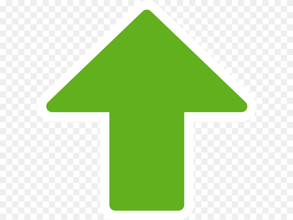Imgur Upvote Transparent Clipart Transparent Background Green Up Arrow, Sign, Symbol, Road Sign Png