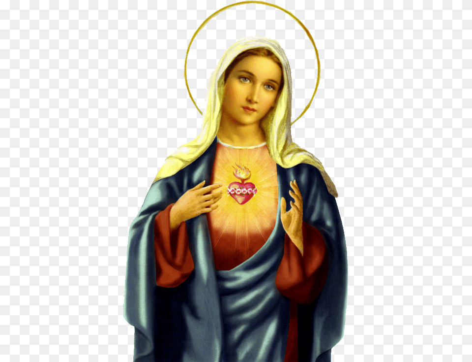 Immaculate Heart Of Mary, Adult, Person, Female, Fashion Free Png Download