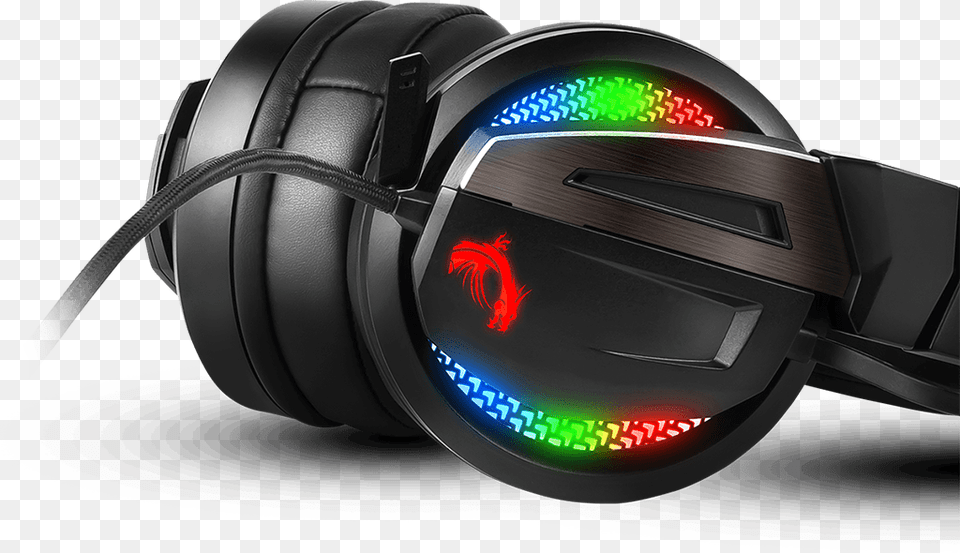 Immerse Gh70 Rgb Gaming Headset Msi Gh70, Electronics, Helmet, Headphones Png Image