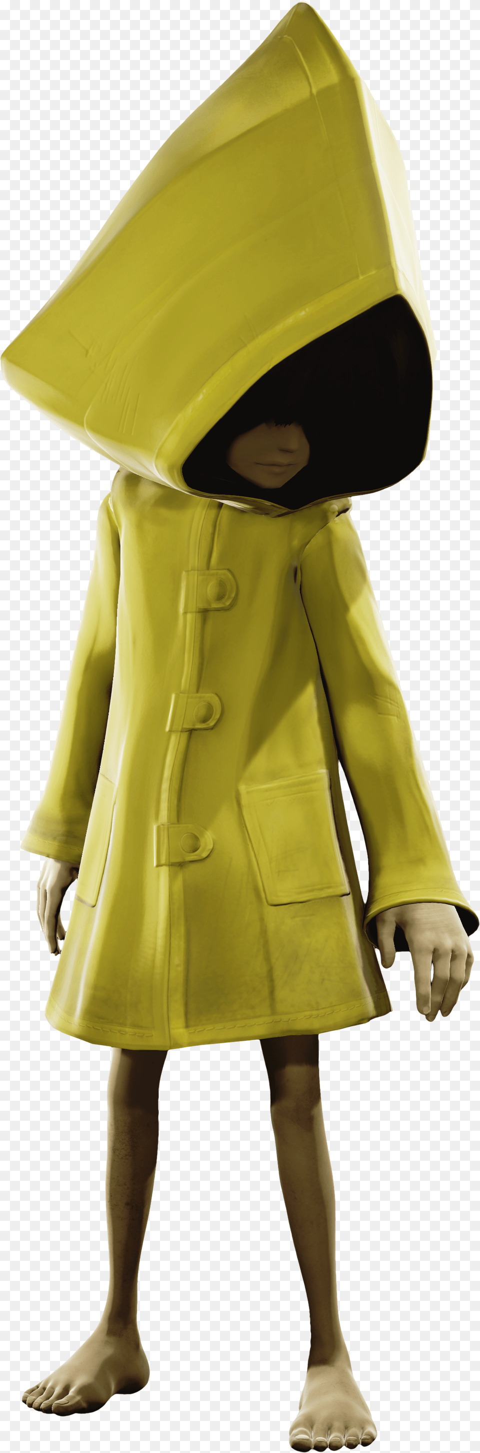 Immerse Yourself In Little Nightmares A Dark Whimsical Little Nightmares Six Costume, Clothing, Coat, Adult, Female Png Image