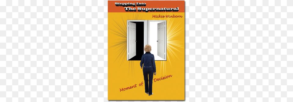 Immerse Yourself In The Supernatural Poster, Pants, Door, Clothing, Advertisement Png Image