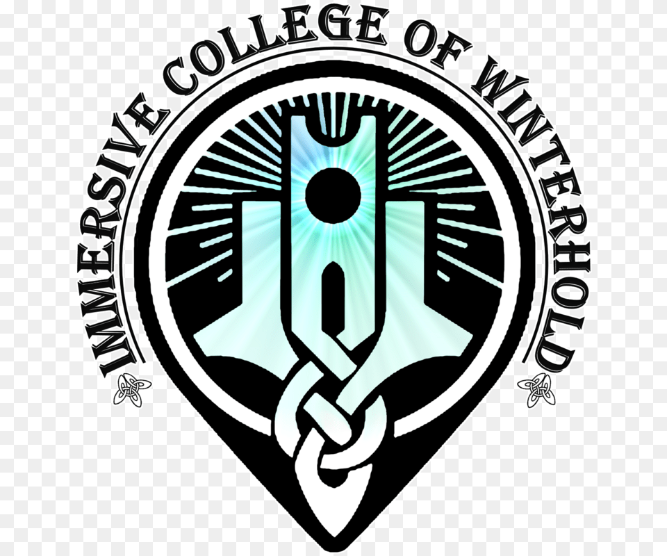 Immersive College Of Winterhold At Skyrim Special Edition College Of Winterhold Logo, Emblem, Symbol, Badge Png