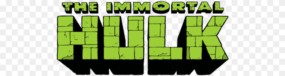 Immortal Hulk Immortal Hulk Logo, Green, Symbol, Recycling Symbol, Text Png Image
