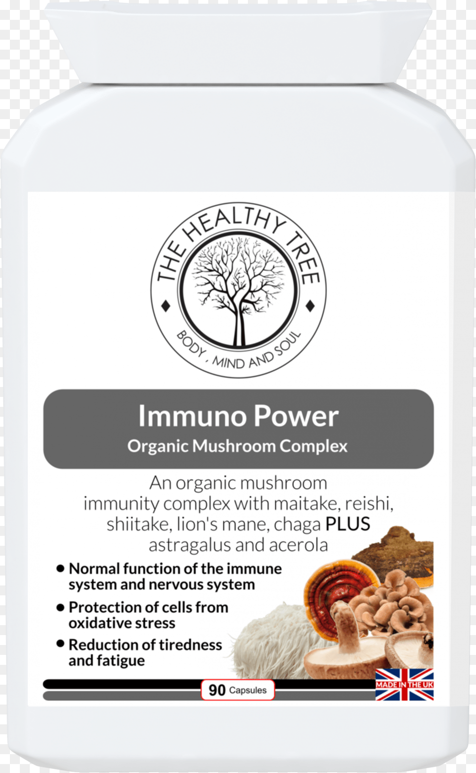 Immuno Power Mushroom Shiitake, Food, Lunch, Meal, Powder Free Png