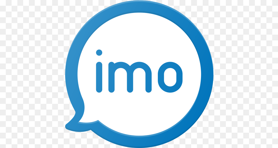 Imo Logo Media Social Icon Transparent Imo Logo, Badge, Symbol, Disk Png