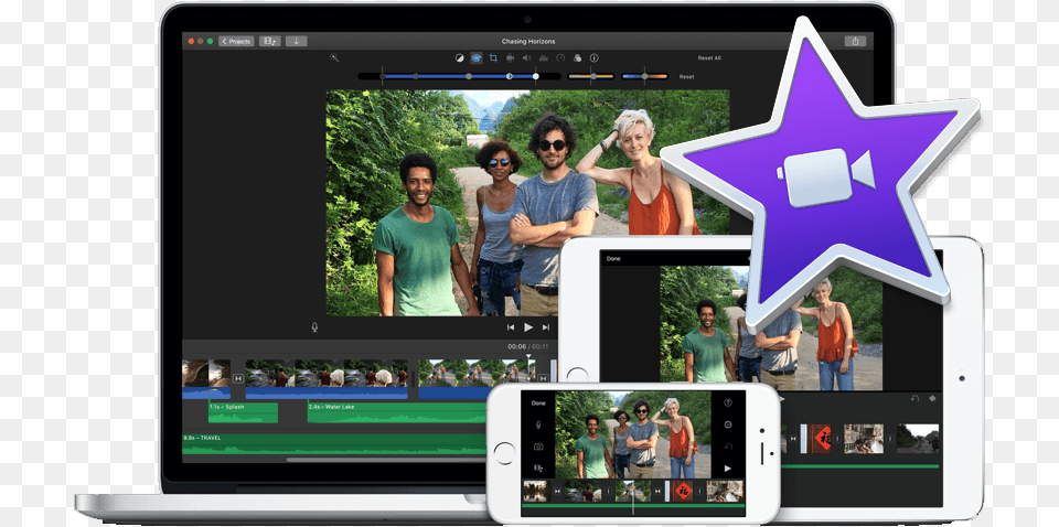 Imovie Best Video Editing Software For Mac Users Apple Imovie, Woman, Person, Man, Male Free Transparent Png