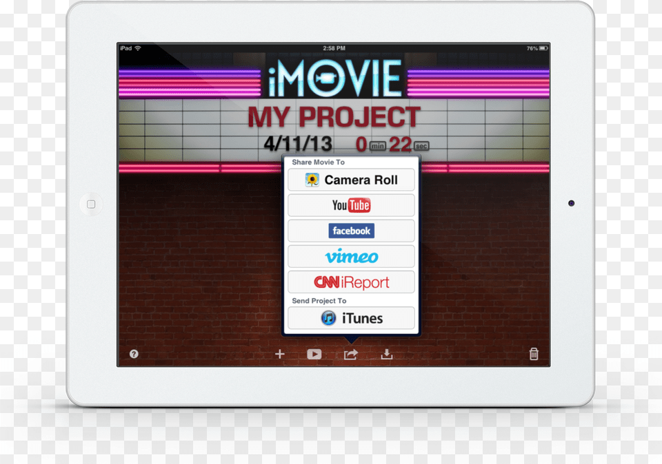 Imovie For Ipad, Computer, Computer Hardware, Electronics, Hardware Png Image