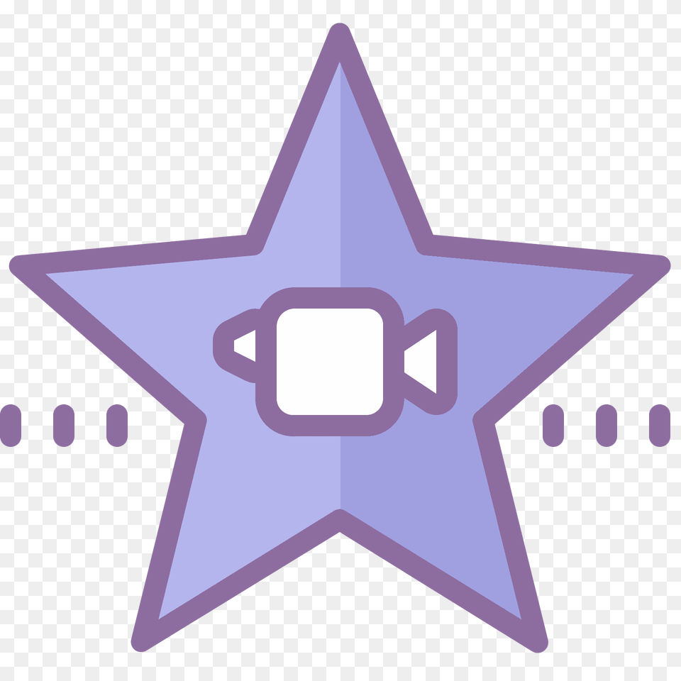 Imovie Icon, Star Symbol, Symbol, Blackboard Free Png Download