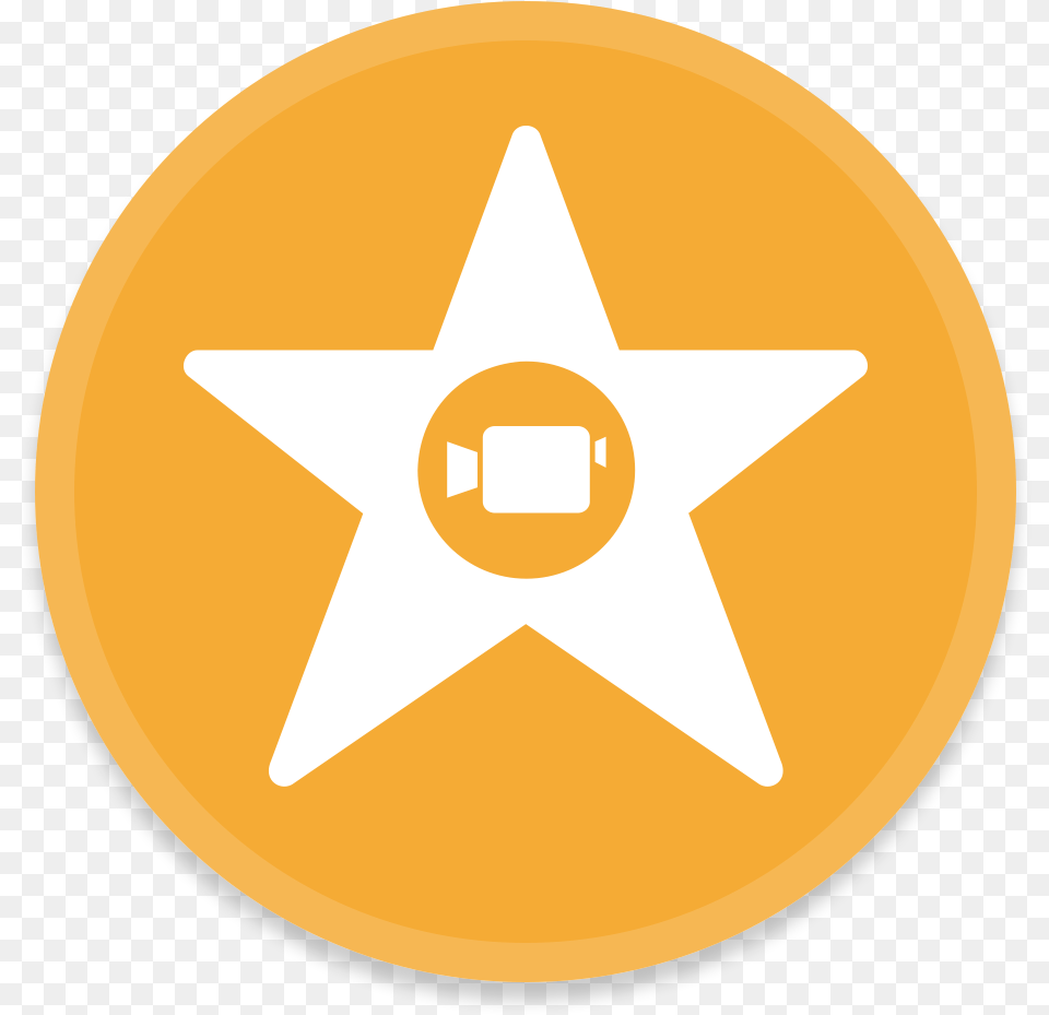 Imovie Icon Imovie Logo, Star Symbol, Symbol, Disk Free Png
