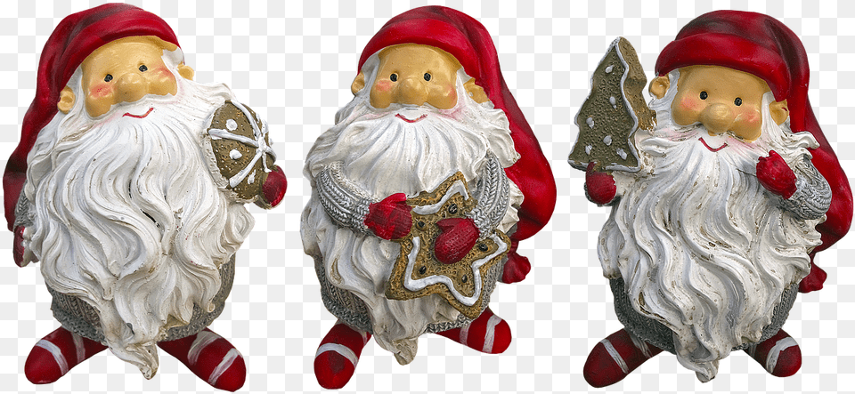 Imp Christmas Elves Santa Claus Photo Santa Claus, Figurine, Toy, Doll, Person Free Png Download