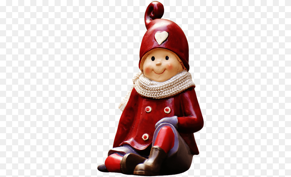 Imp Heart Isolated Photo On Pixabay Santa Claus, Figurine, Baby, Person, Doll Png Image