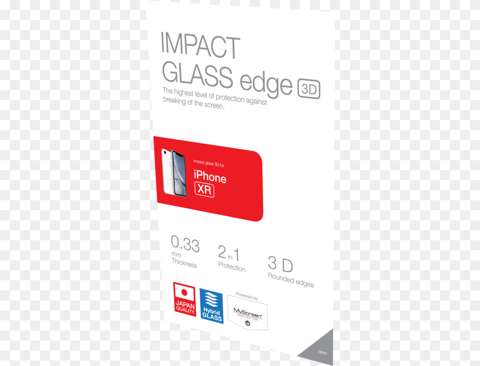 Impact Glass 3d For Iphone Xr Xr11 Edge Vertical, Advertisement, Poster, Computer Hardware, Electronics Png Image