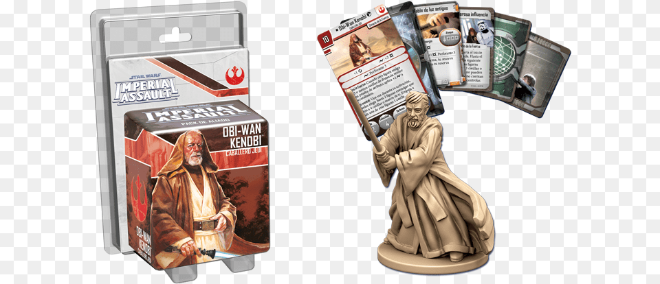 Imperial Assault Obi Wan Kenobi, Adult, Male, Man, Person Png Image