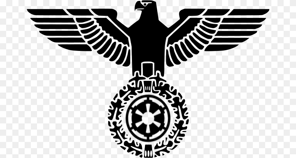 Imperial Eagle Svg Black And White Download German Coat Of Arms, Machine, Wheel, Recycling Symbol, Symbol Free Png