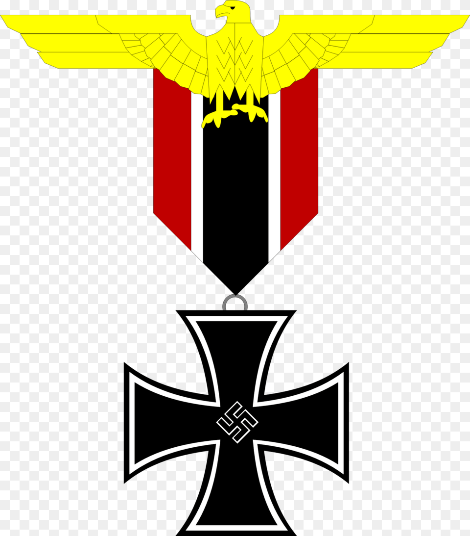 Imperial Eagle The German Empire Medal 2 By Jmk Prime Iron Cross, Emblem, Symbol, Animal, Bird Free Png Download