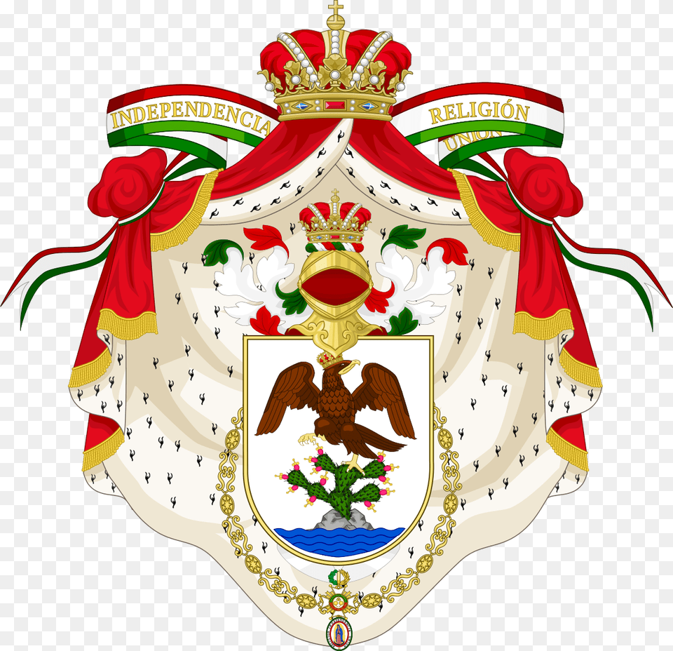 Imperial Mexican Coat Of Arms, Emblem, Symbol, Adult, Bride Free Png Download