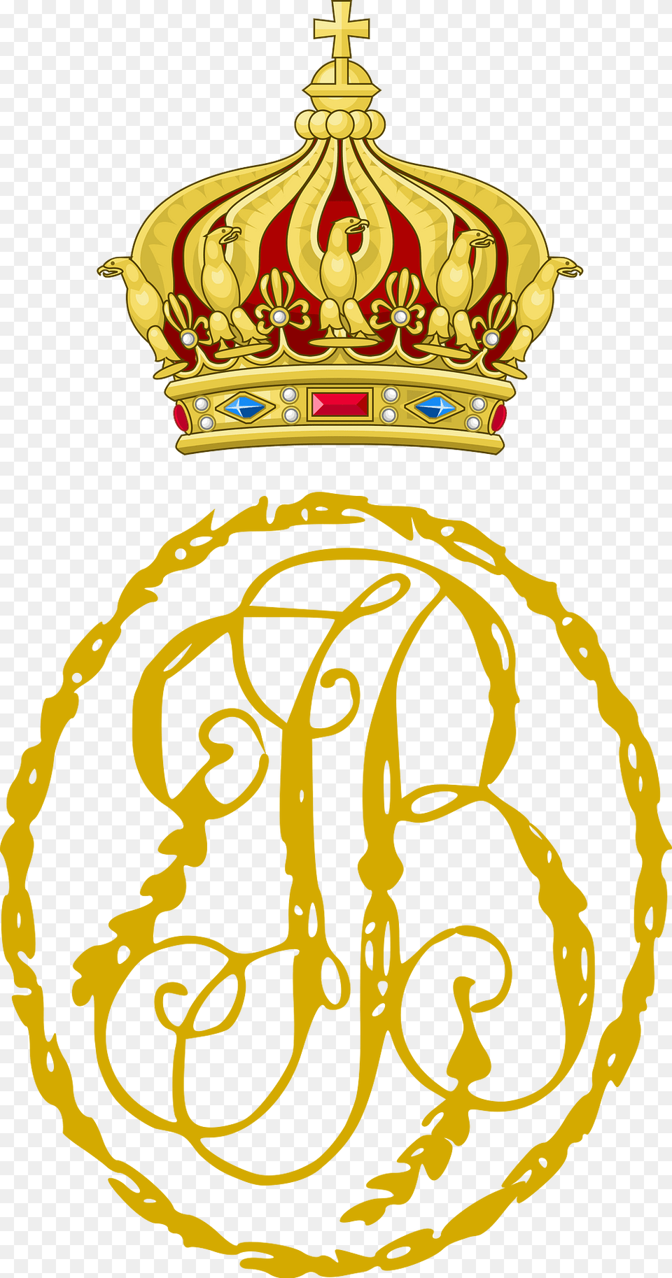 Imperial Monogram Of Empress Josephine Of France Clipart, Accessories, Jewelry, Crown, Ammunition Free Png Download