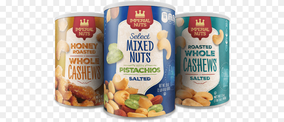 Imperial Nuts Chocolate Covered Cashews 82 Ounce, Can, Tin, Food, Nut Png Image