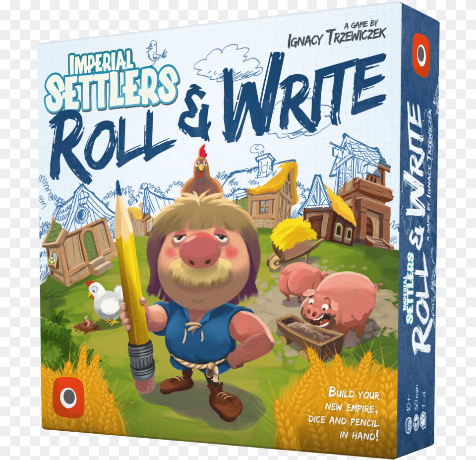 Imperial Settlers Roll Amp Write, Publication, Book, Baby, Person Free Transparent Png