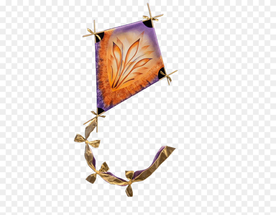 Imperial Sunset Kite Floral Design, Cross, Symbol Free Png