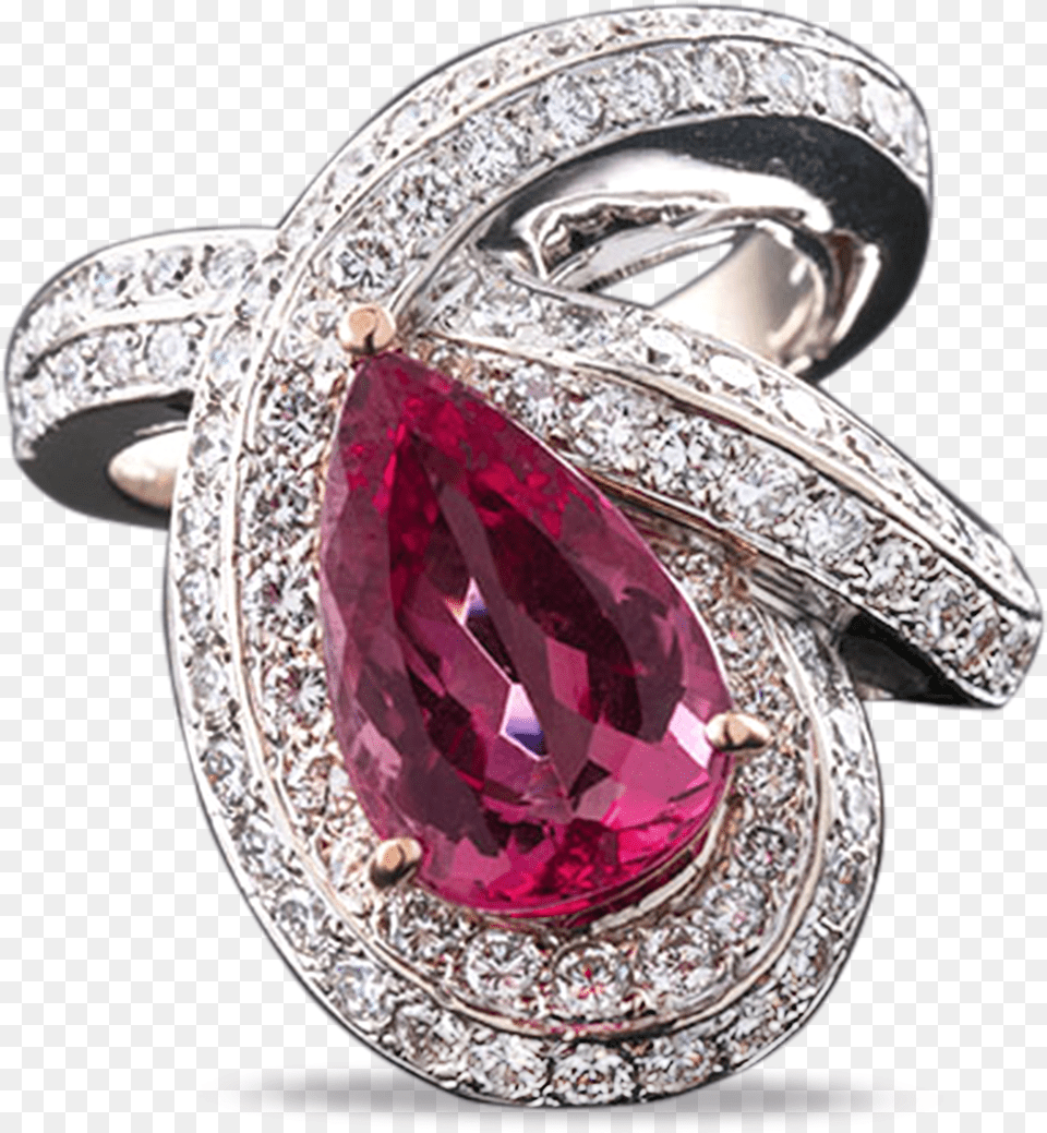 Imperial Topaz And Diamond Ring Engagement Ring, Accessories, Jewelry, Gemstone Free Png Download