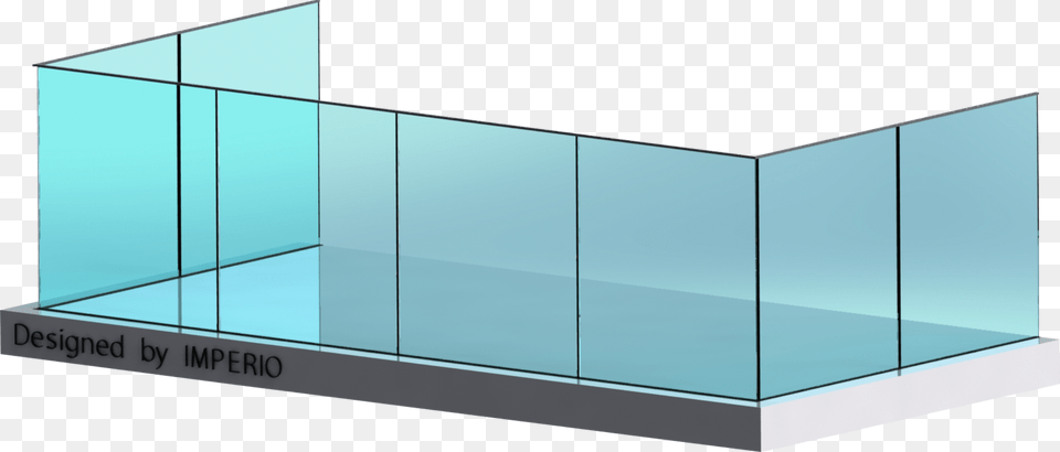 Imperio L 40 Glass Railing, Architecture, Building, Office Building Free Png Download