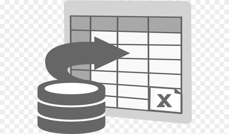 Import To Excel Icon Data To Excel Icon, Indoors Free Transparent Png
