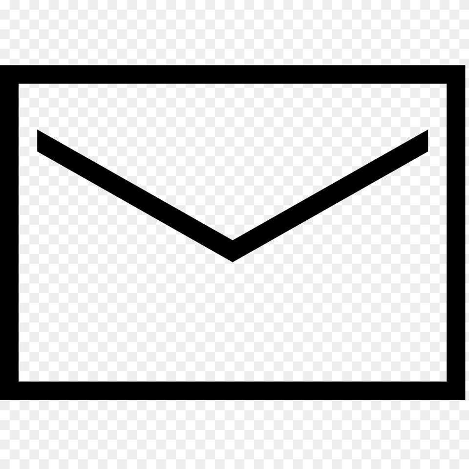 Important Mail Icon, Gray Png Image