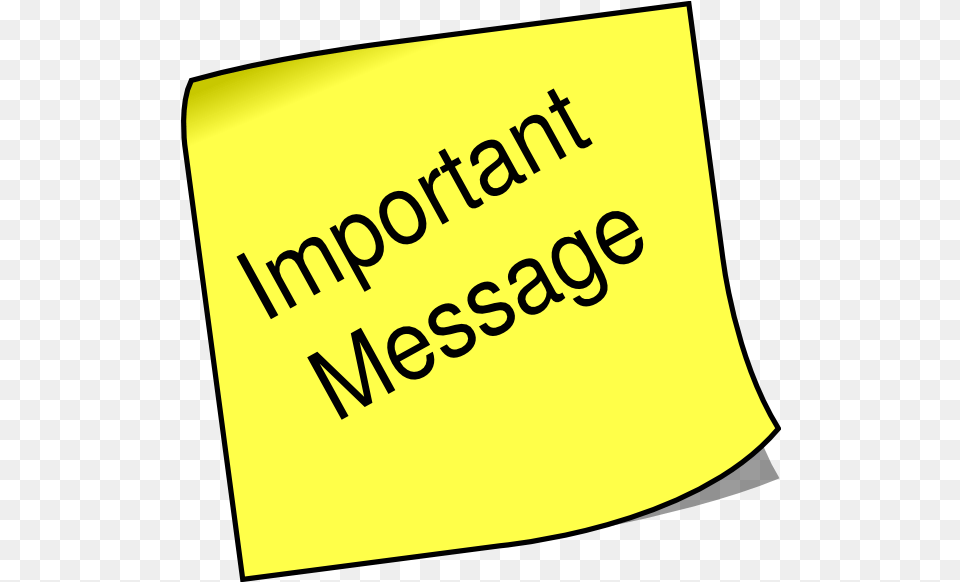 Important Message Clip Art N2 Image Attention Please, Text Free Png