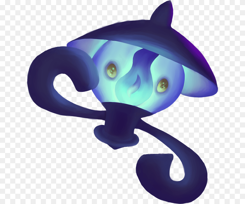 Important Notice Pokemon Lampent Is A Fictional Character Pokemon Lampent, Art, Graphics, Pattern, Purple Free Png Download