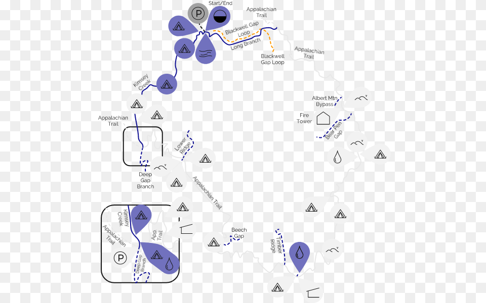 Important The Camping Areas And Shelters Shown May Diagram, Chart, Plot Png