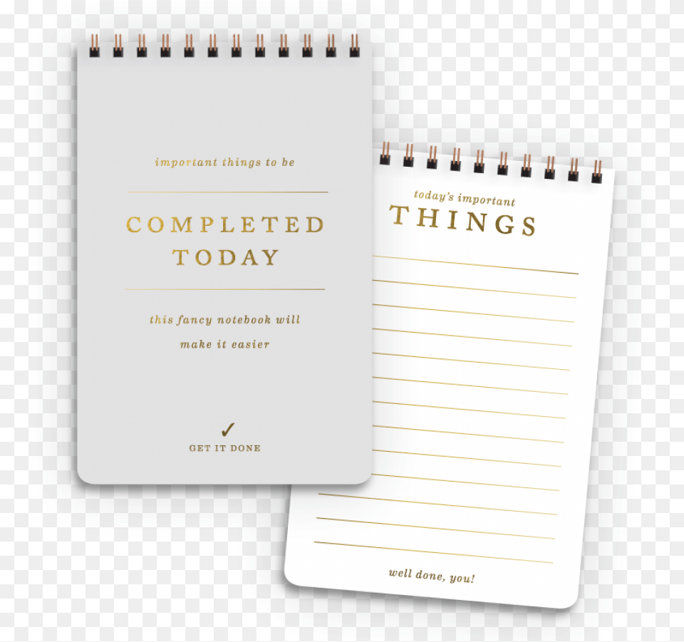 Important Today Notebook Paper, Page, Text Png