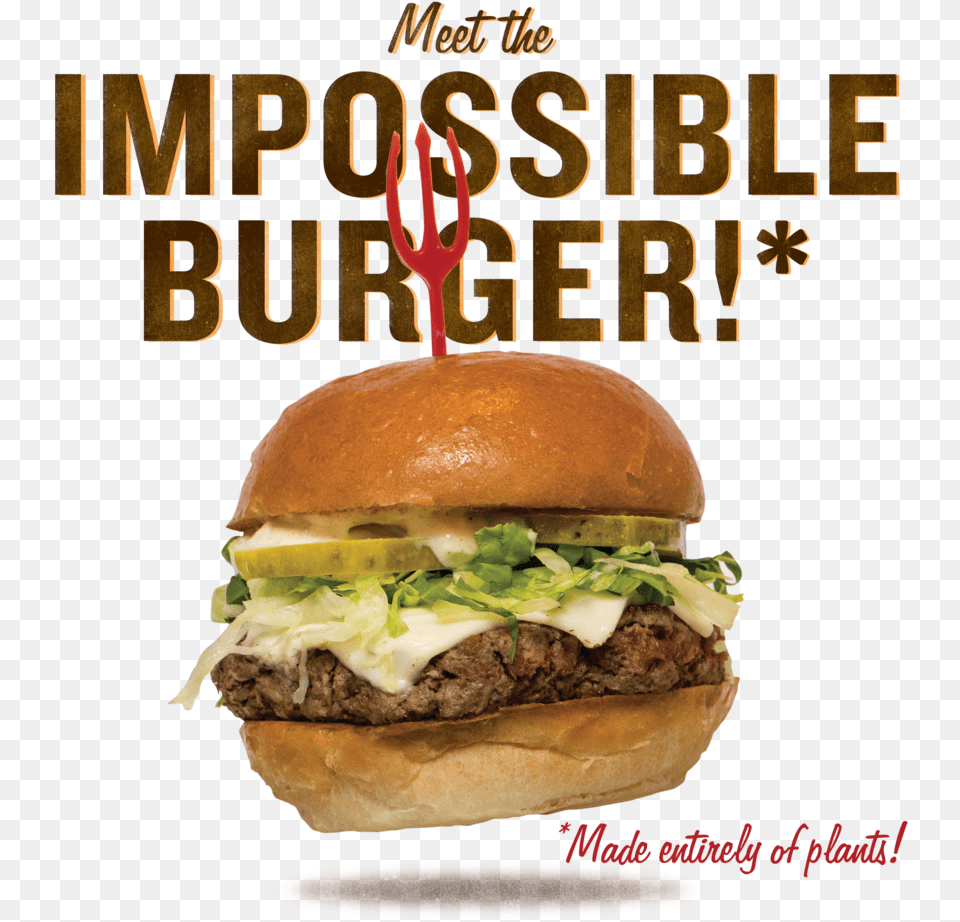 Impossible Burger Vegan, Food Free Png