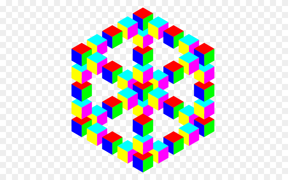 Impossible Hexagon Cube Clip Arts For Web, Pattern, Toy Free Png