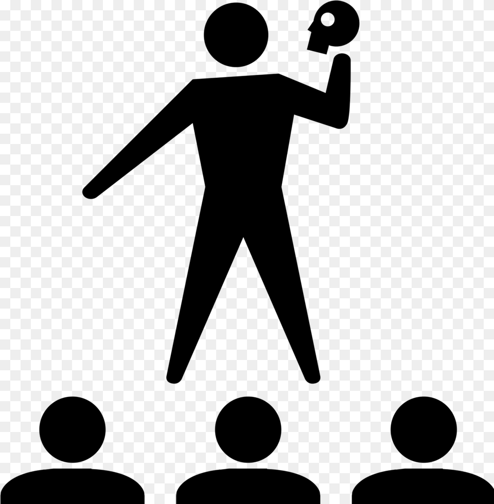 Improv Theatre Icon, Gray Free Transparent Png