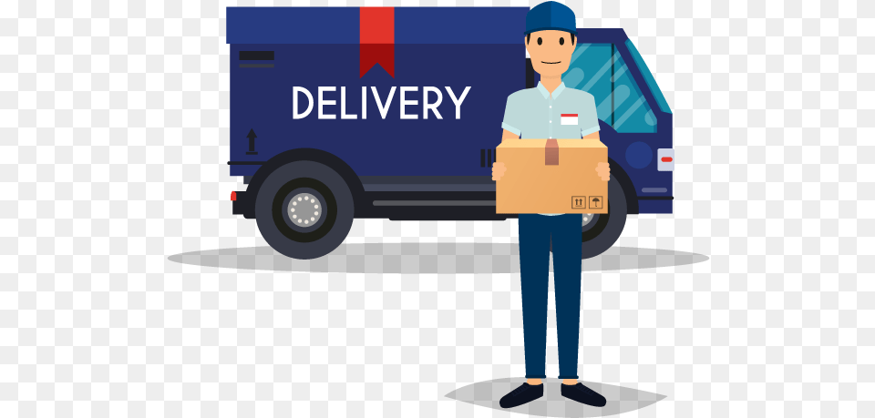 Improve Delivery, Box, Package Delivery, Package, Person Free Transparent Png