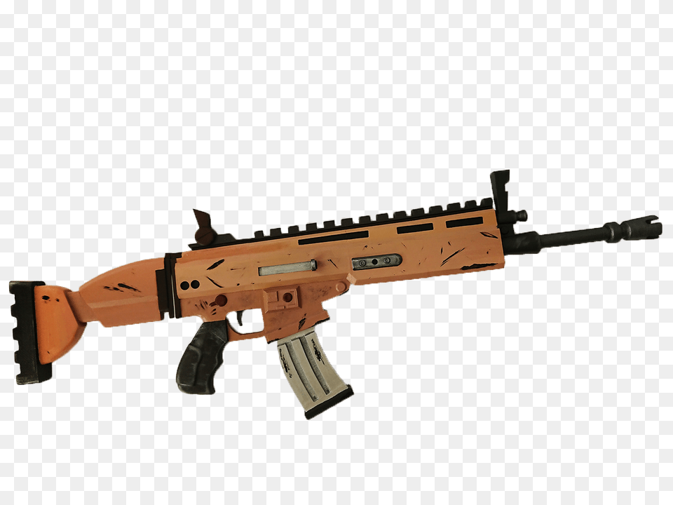 Impulse Grenade Fortnite Scar Transparent, Firearm, Gun, Rifle, Weapon Png
